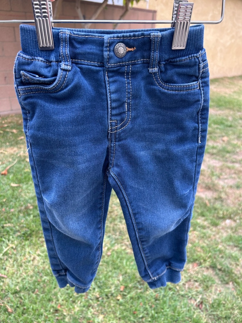 Levi's Dark Blue Kids Denim Jogger Pants